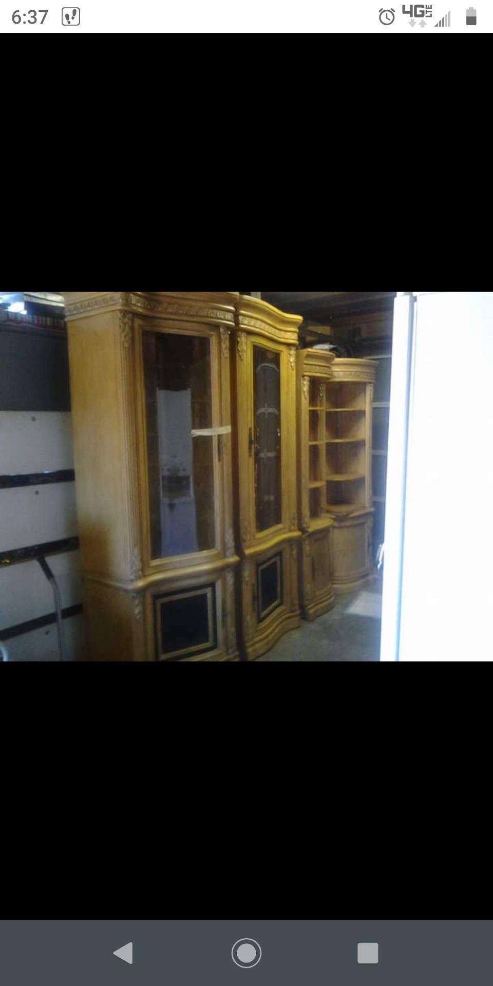 Solid Wood Wall Unit Excellent Condition Need To Get Rid Of Make Me An Offer