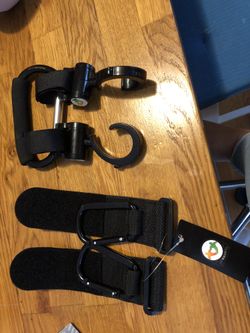 Stroller hooks