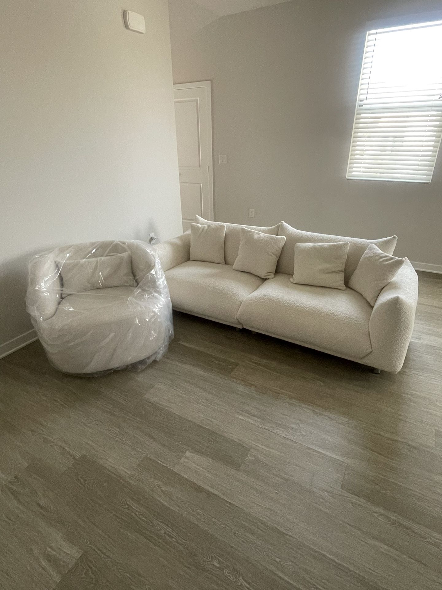 Couch And Swivel Chair