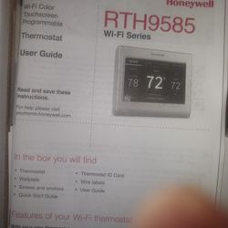 HONEYWELL WIFI TOUCH THERMOSTAT NEW