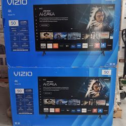 50" Screen Led Smart 4k Ultra HDTV By Vizio.  1 year Warranty
