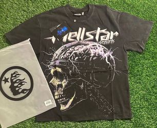 Hellstar t shirt white and black sizes S/M/L/XL