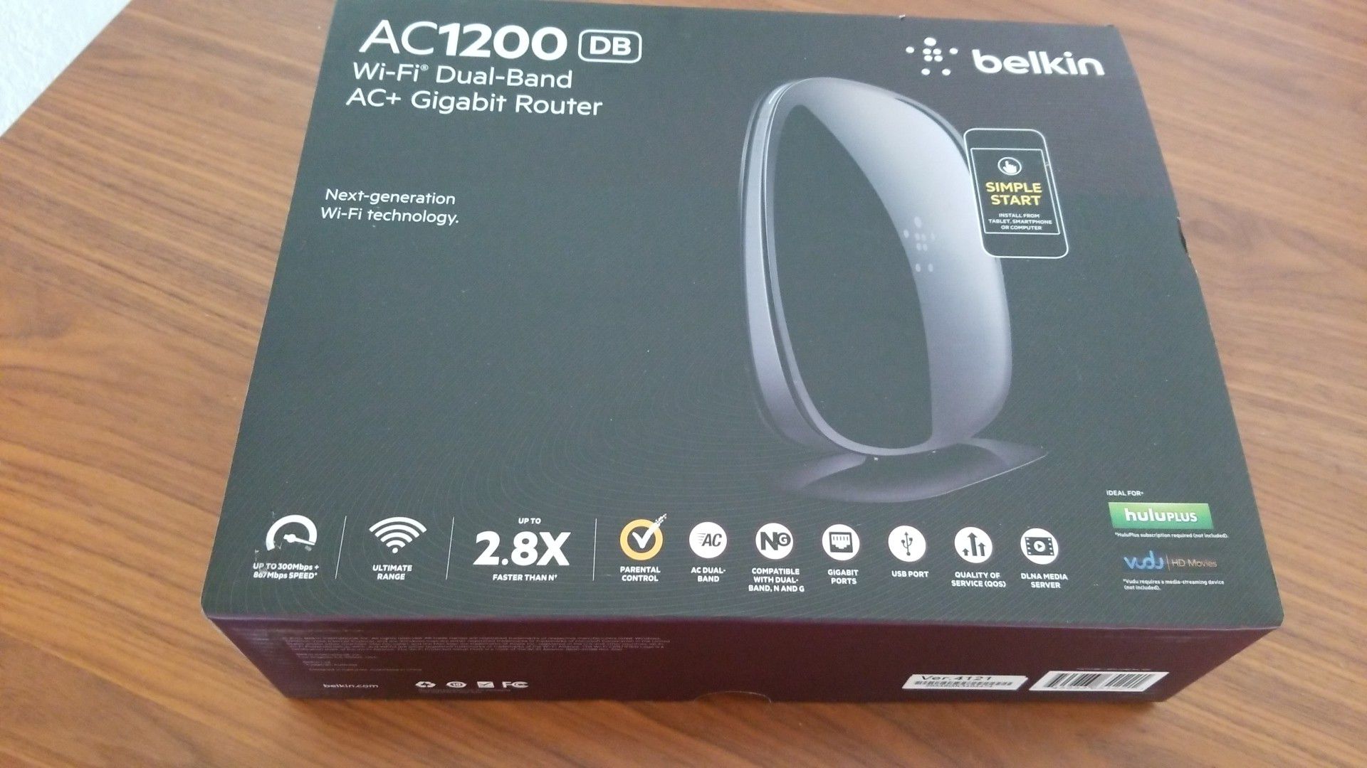 Belkin AC1200 WiFi Dual-Band AC+ GB Router