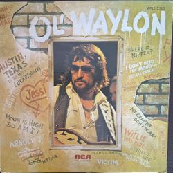 Waylon Jennings "Ol’ Waylon" 1977 RCA Orig 1st Press APL1-2317~VG++/EX 