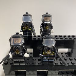Hazmat Suit Men Zombie Bioweapon Custom Lego Minifigures MOC