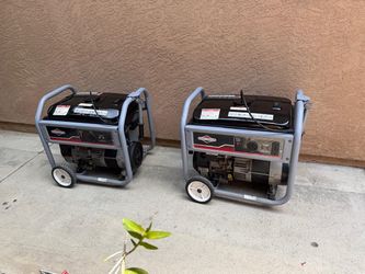 2 BRIGGS & STRATTON generators 4375 watts $380 each both working great 220v / 110v