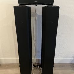 Surround Sound Floor Speaker + Receiver  