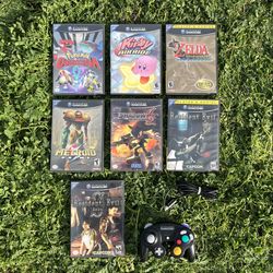Nintendo Gamecube Games + Controller