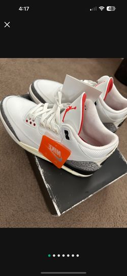 Air Jordan 3s Cements White