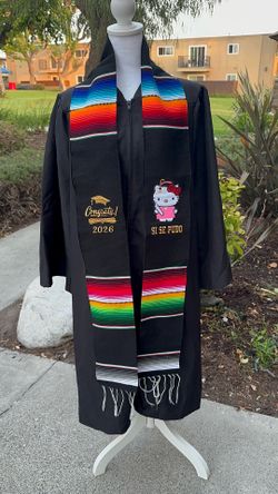 Hello kitty grad stole