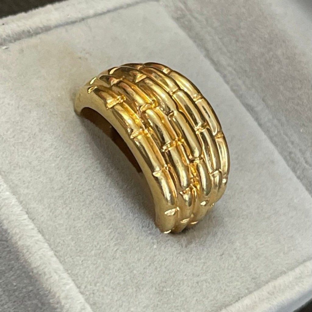Gold nugget ring