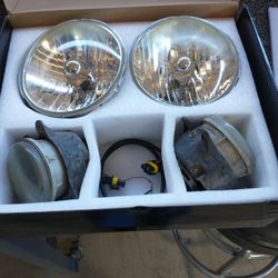 Headlight And Fog Lights For Jeep JK