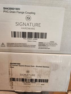 Signature Carmen 6" pattern grate shower drain
