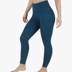 High Waist Fleece Lined Leggings - L