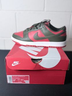 Nike Dunk Low Retro Mystic Red Cargo Khaki