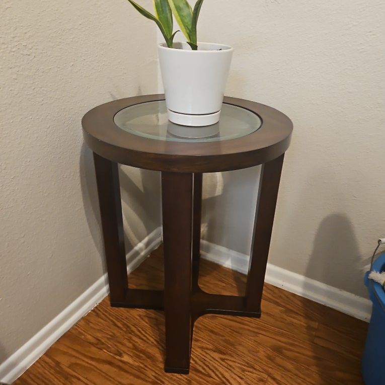 Two Circular  End Tables
