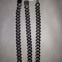 Cuban  Necklace And Bracelet 
