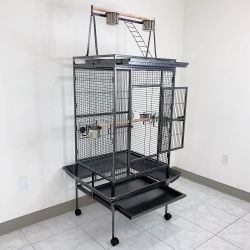 $155 (New) Large 68” parrot bird cage for parakeets cockatiel chinchilla conure cockatoo lovebird parakeet