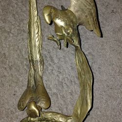 Mcm Bird Brass Decor 