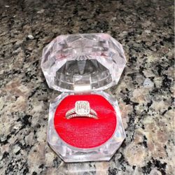 Engagement ring set size 6 