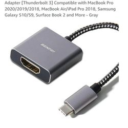 BENFEI USB-C to HDMI Adapter, USB Type-C to HDMI Adapter [Thunderbolt 3] Compatible with MacBook Pro 2020/2019/2018, MacBook Air/iPad Pro 2018, Samsun