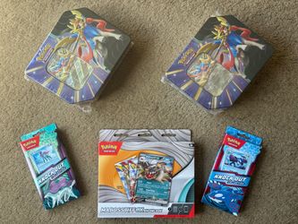 NEW Pokémon TCG Knock Out Collection Lot – Booster Packs – Mabosstiff EX Showcase – Tin Box