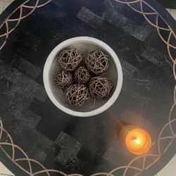  Black Marble 3 Piece Coffee Table/end Tables