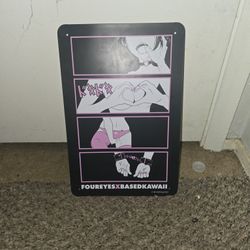 Lewd Metal Sign