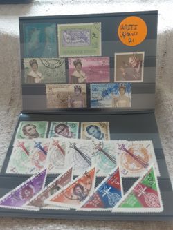 Postage Stamps  HAITI  (21 STAMPS)