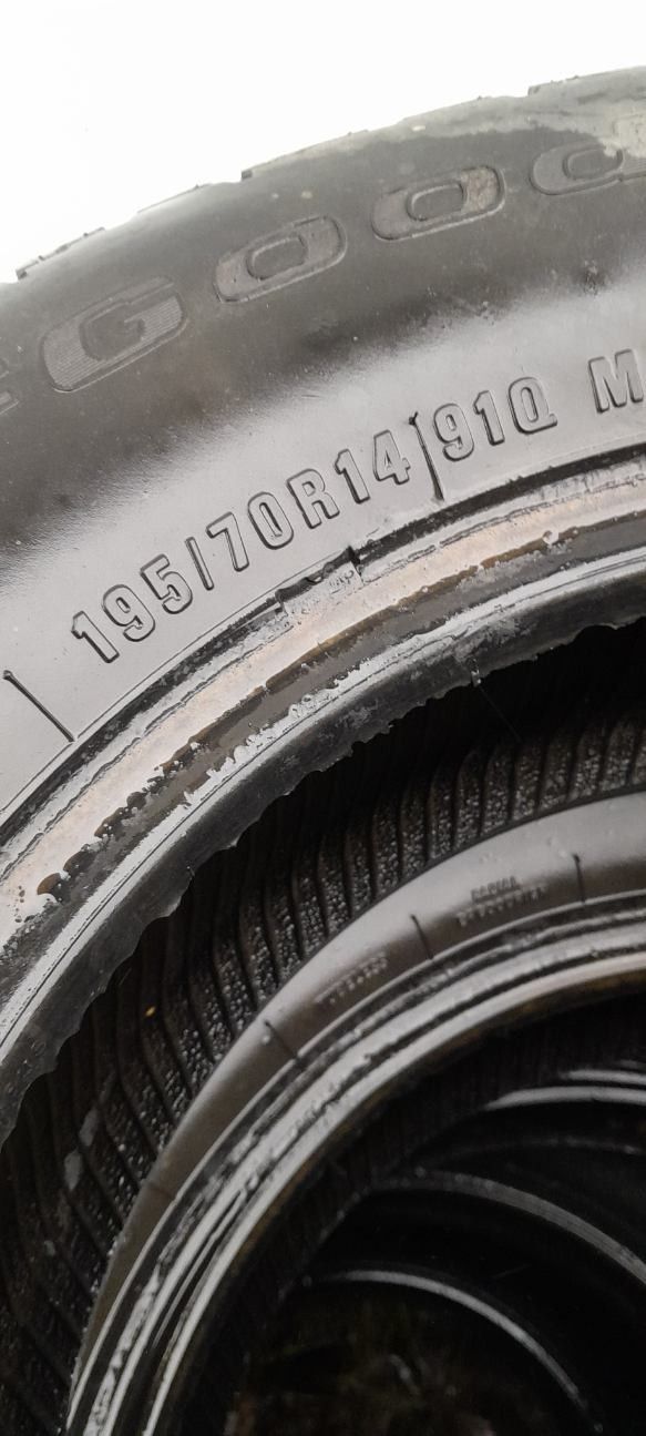 2 BF Goodrich Studded Snow Tires