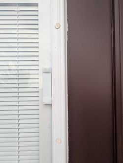 Double patio impact doors