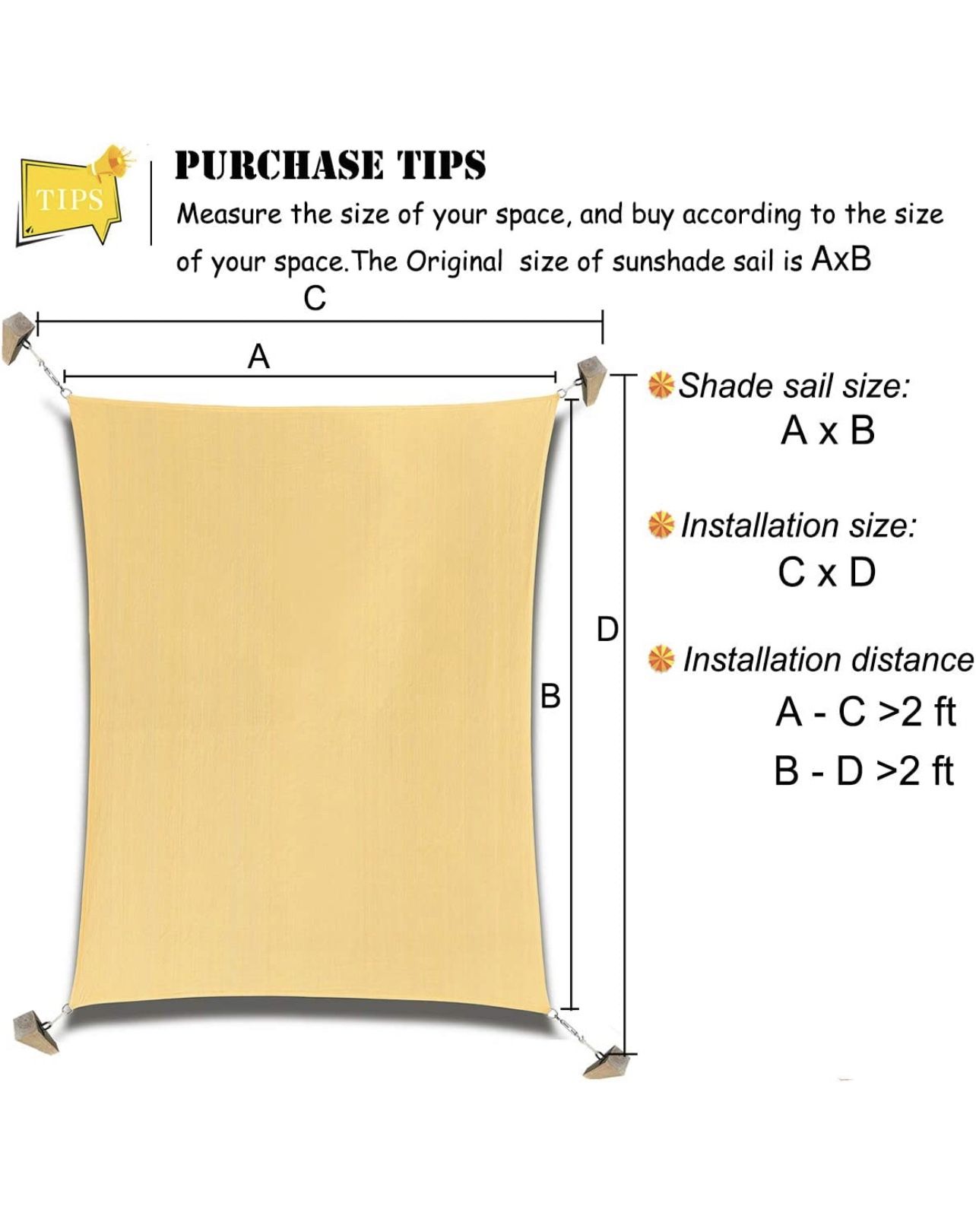 Patio Sun Shade | 16X20 Ft