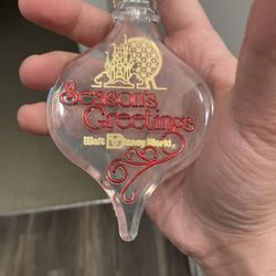 Vintage plastic Walt disney world ornament