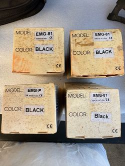 EMG Guitar pickups NEW with Volume knobs and hardware