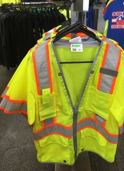 Class 3 safety green vest