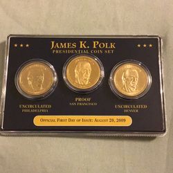 James K Polk presidential set