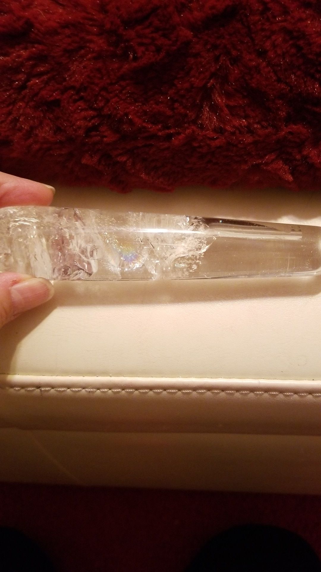 Rainbow Crystal Quartz Wand