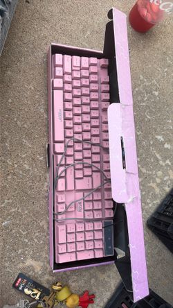 Pink keyboard