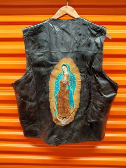 Leather vest size XL