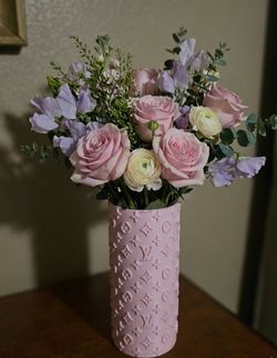3D Printed Pink Vase (Flowers Not Included) It Does Hold Water