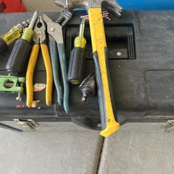 Electrical Apprentice Tool Box And Tools Plus Vest And Hardhat