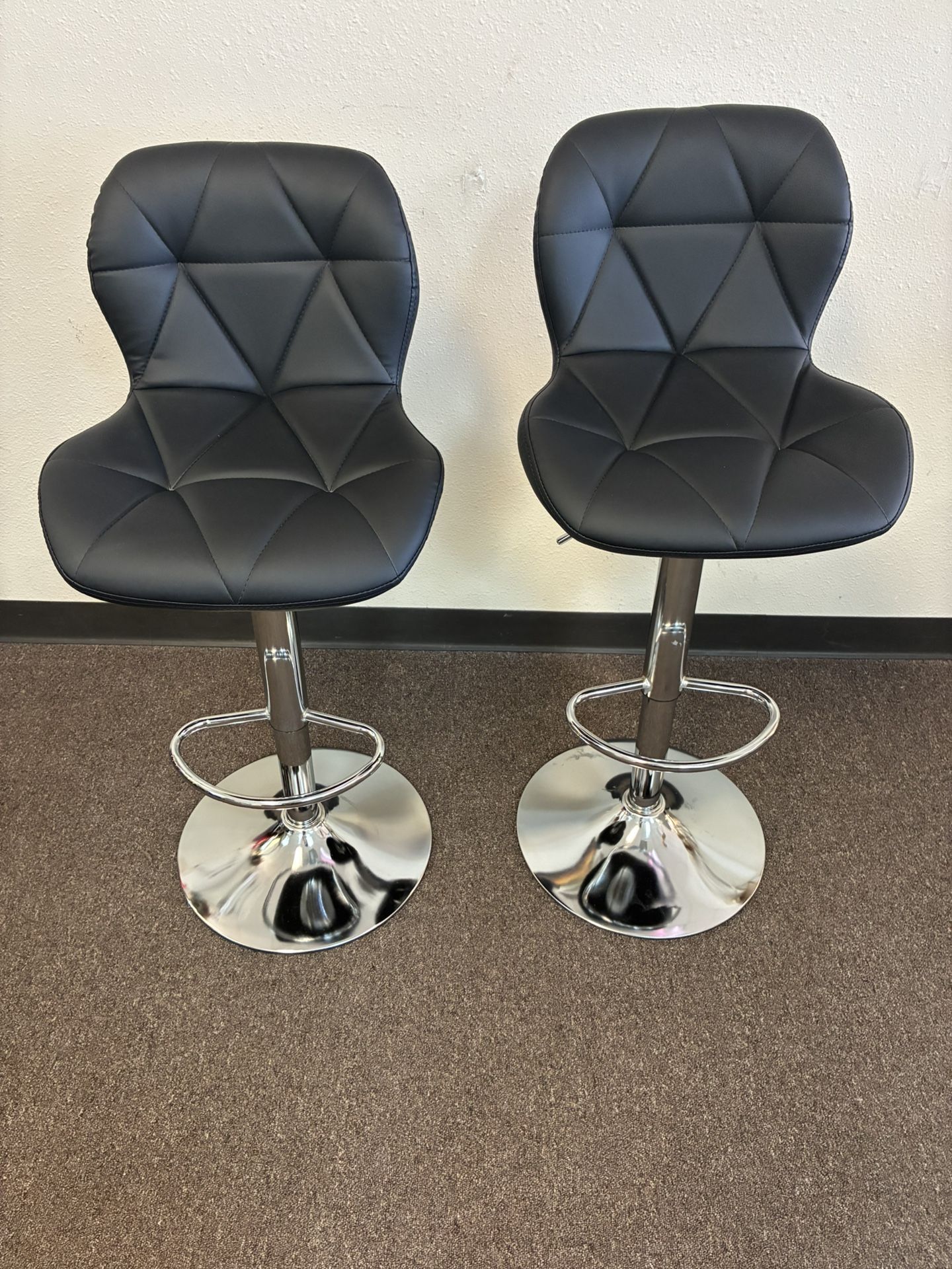 2 Pc Swivel Bar Stools