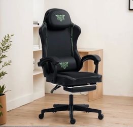 High Back PC Gaming Chair with Footrest