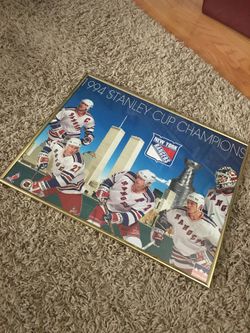 1994 Rangers Stanley Cup Champions Framed Picture NHL
