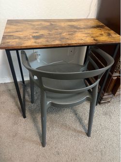 Desk with chair