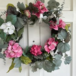 Two Floral Wreaths