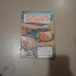 Vw 1955 Popular Mechanics Magazine Vintage 