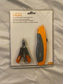 HDX Multitool and Retractable Knife