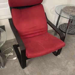 Poang Chairs (2)With Ottoman! 