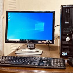 COMPUTER DESKTOP COMPLETE SET UP. FOR HOME OR OFFICE. JUST $99. PERFECT WORKING CONDITION.
